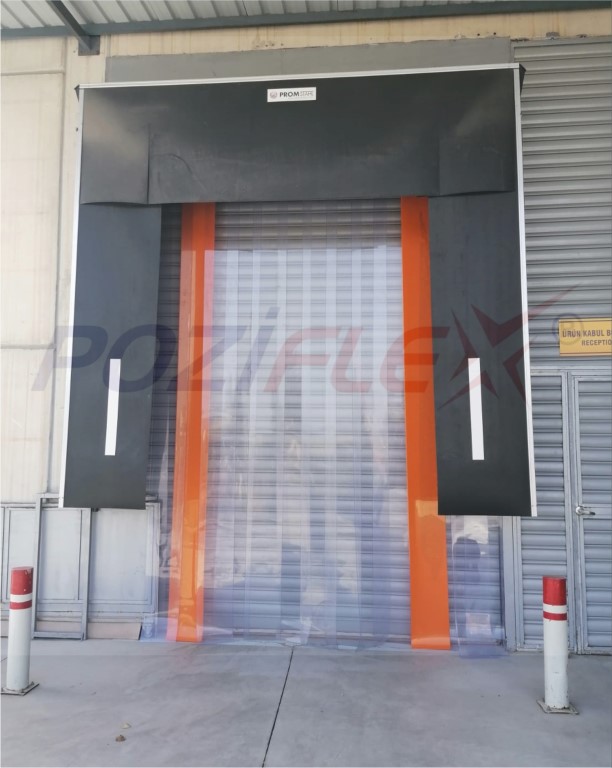 Endüstriyel Kapı Önü İçin PVC Şerit Perdeler