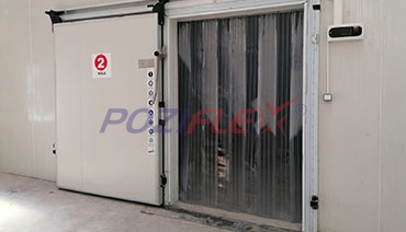 Soğuk Oda Kapıları ve Frigorifik Araç Kapıları İçin PVC Şerit Perdeler